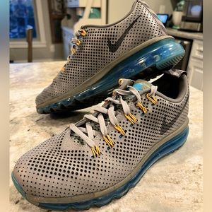 Nike Air Max 90 Motion Wolf Grey Blue size 9.5